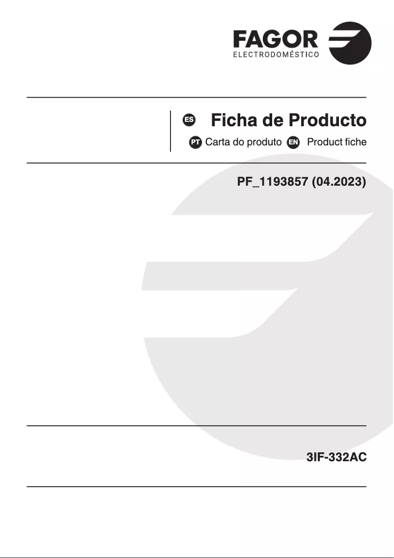 Image de la première page du manuel de l'appareil 3IF-332AC