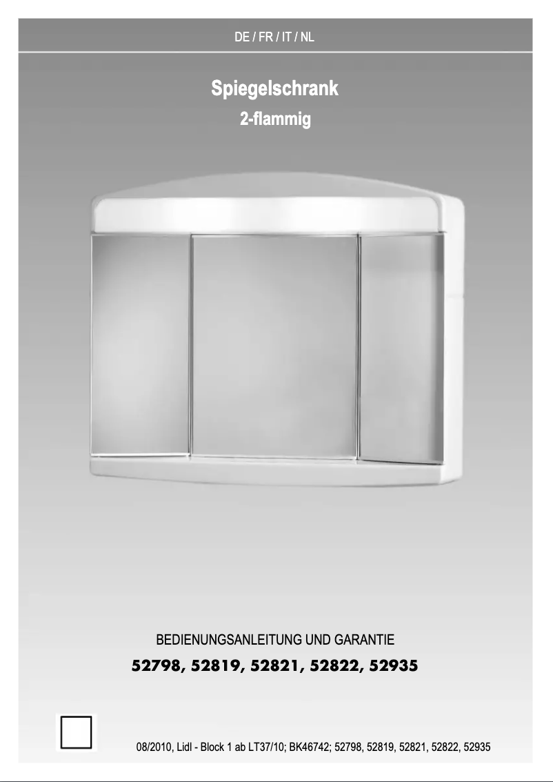 Image de la première page du manuel de l'appareil IAN 46742