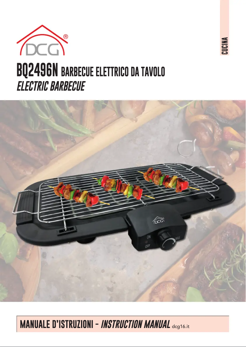 Página 1 del manual Manual de usuario DCG BQ2496N