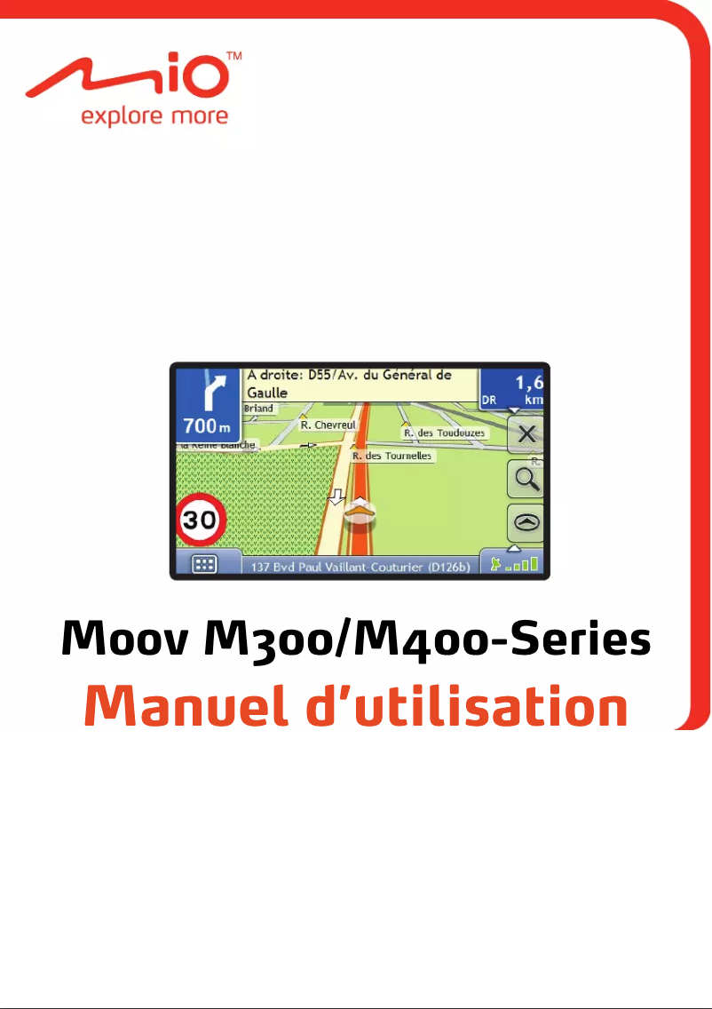 Image de la première page du manuel de l'appareil Moov M413