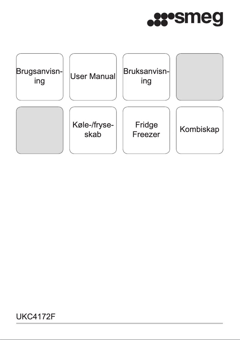 Page 1 de la notice Manuel utilisateur Smeg UKC4172F