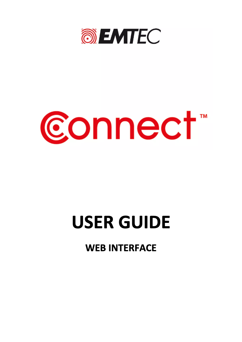 Page 1 de la notice Manuel utilisateur Emtec Connect U800