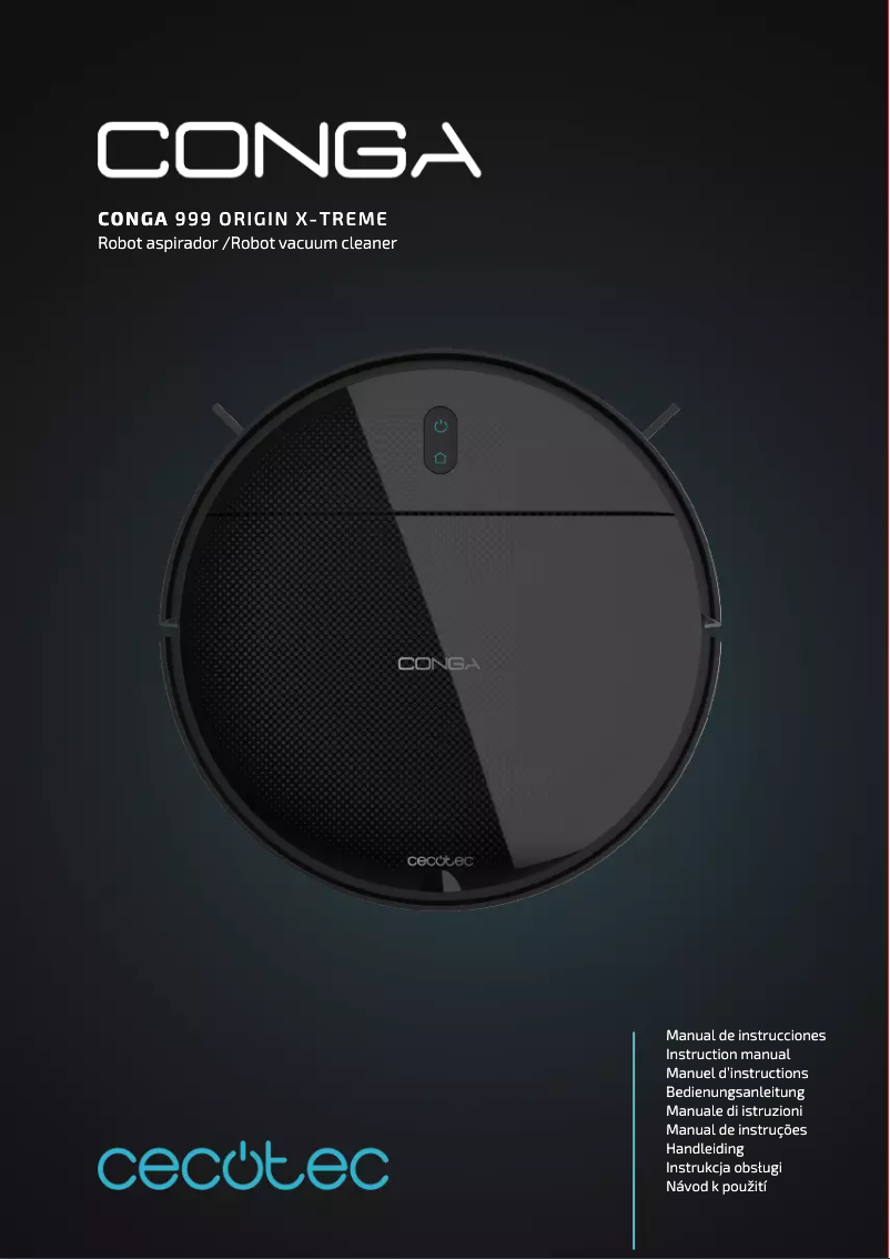 Image de la première page du manuel de l'appareil Conga 999 Origin X-Treme