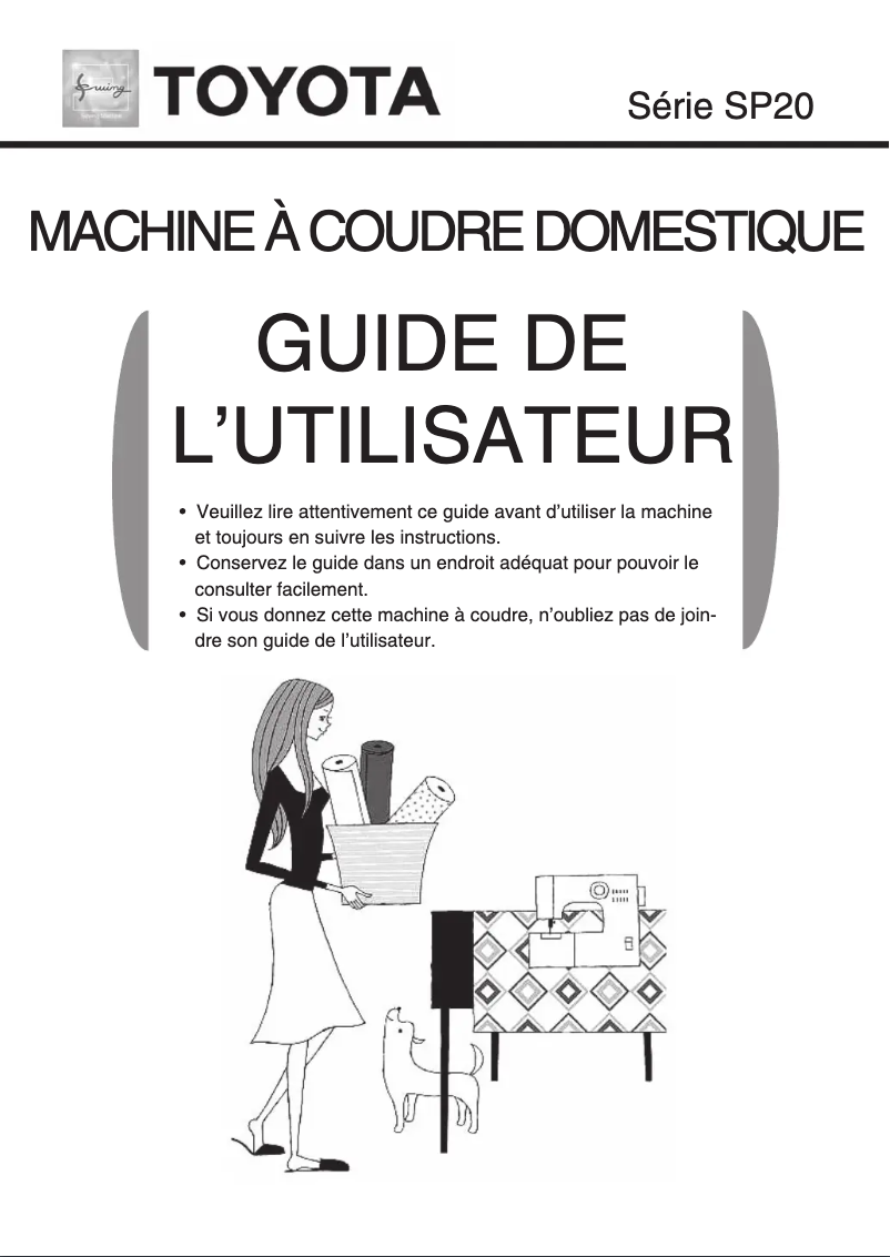 Page 1 de la notice Manuel utilisateur Toyota SPB26