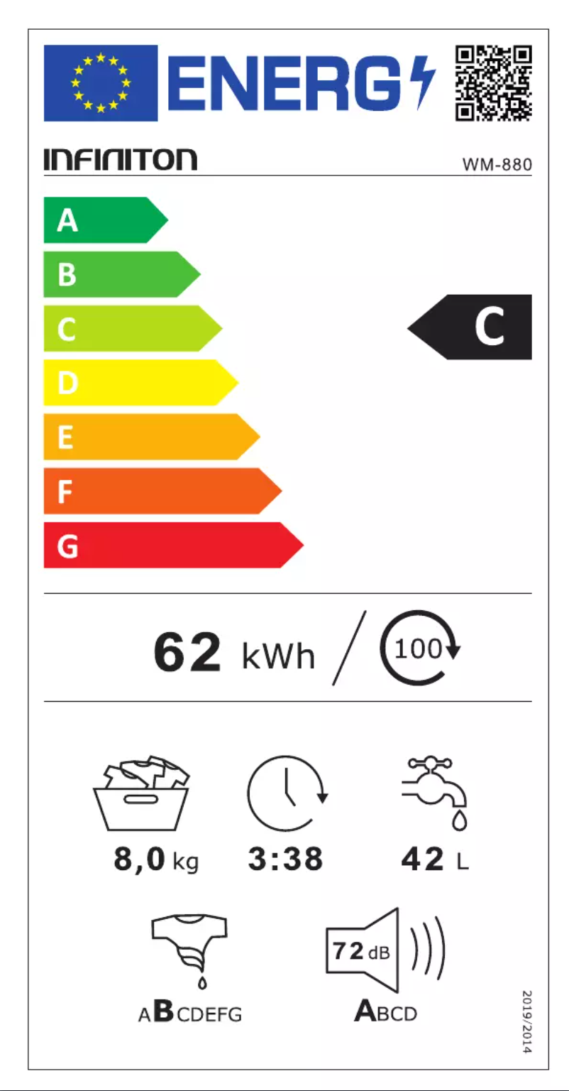 Page n°1 - Manuel utilisateur Infiniton WM-880