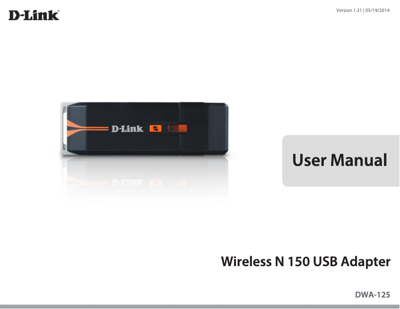 Page 1 de la notice Manuel utilisateur D-Link DWA-125