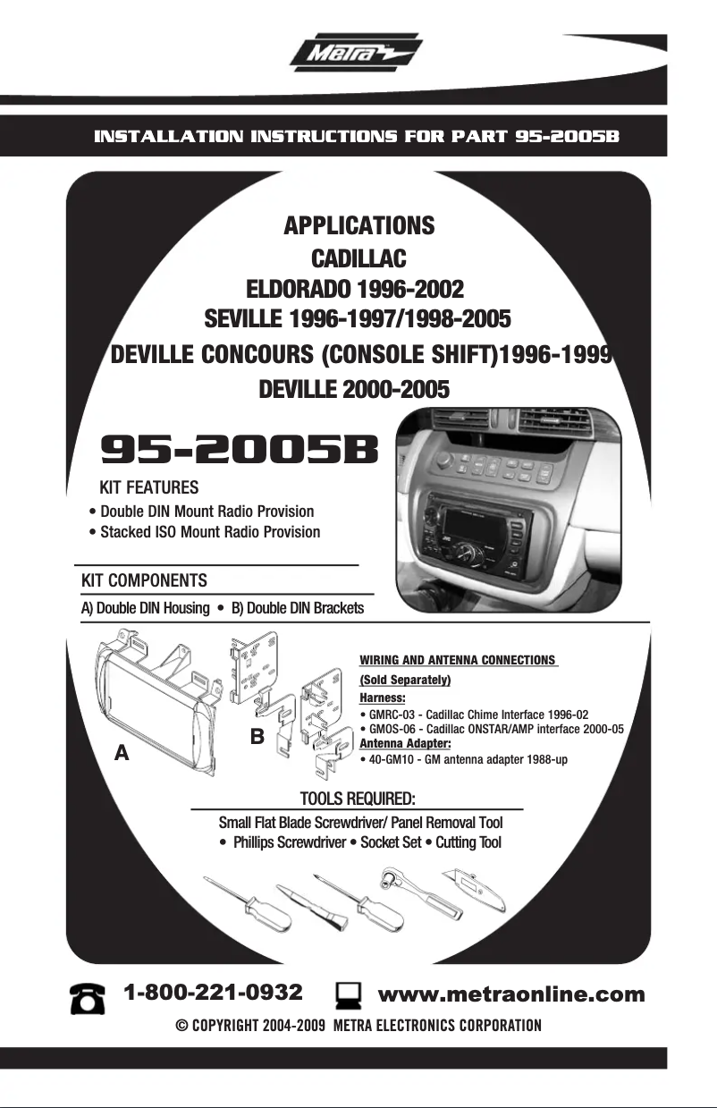 Image de la première page du manuel de l'appareil 95-2005B