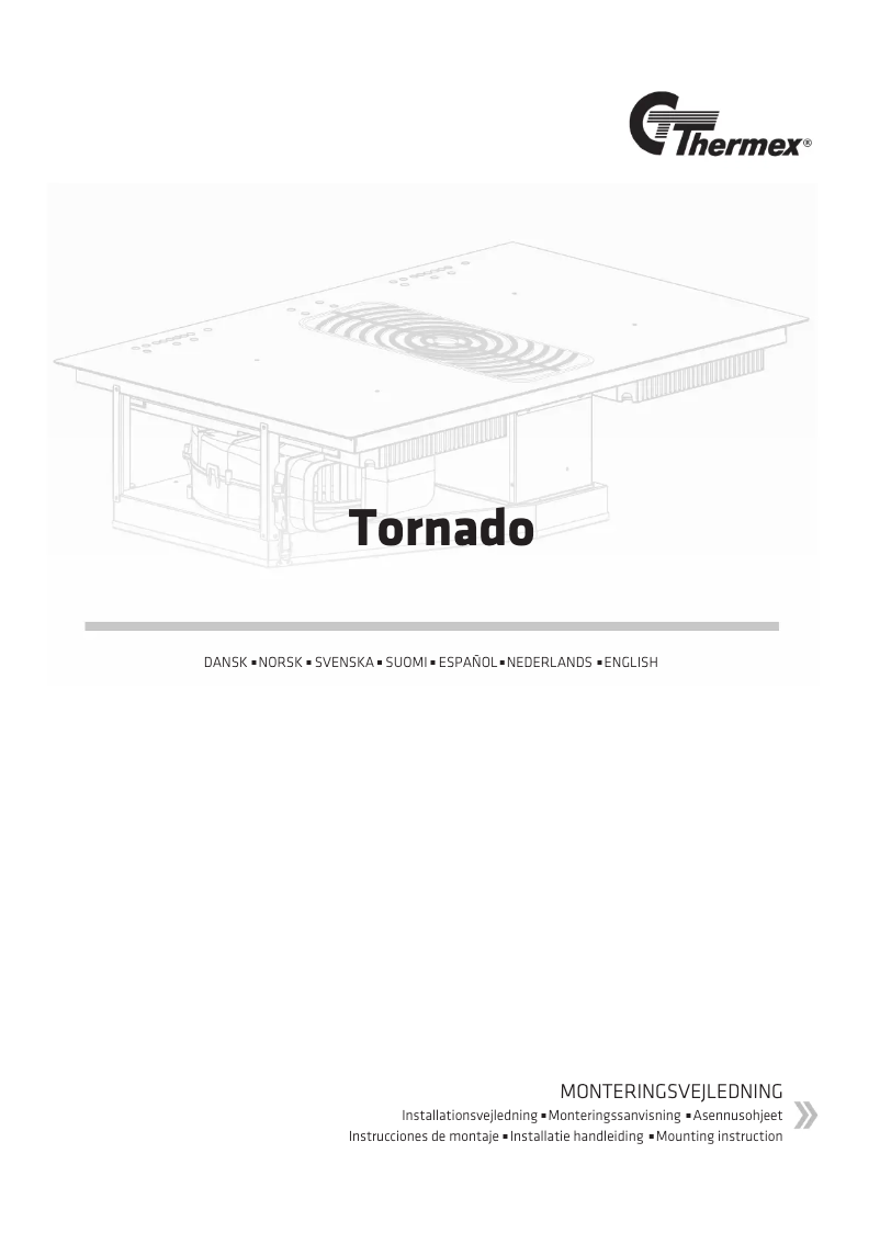 Page n°1 - Guide d'installation Thermex Tornado