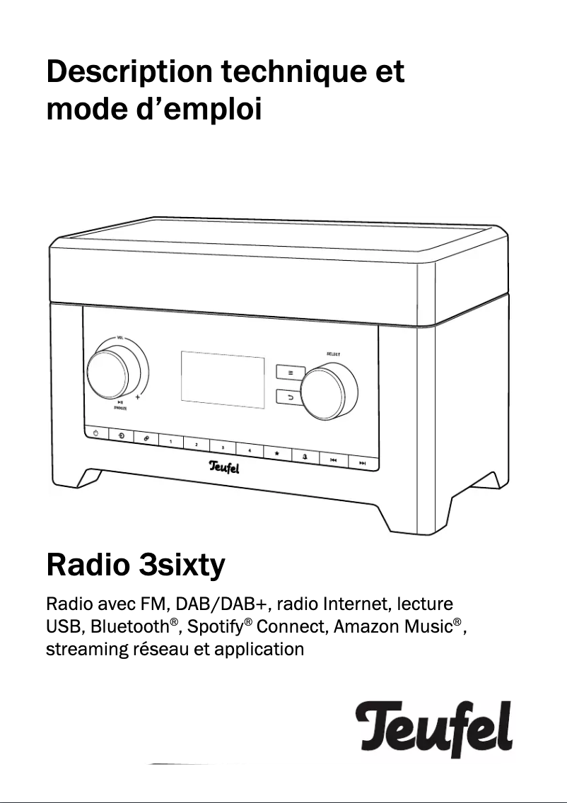 Página 1 del manual Manual de usuario Teufel 3sixty