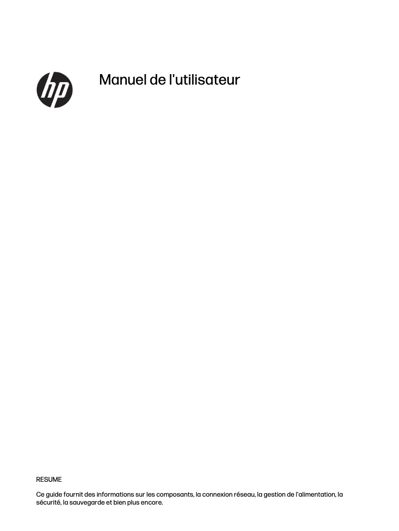 Page 1 of the manual User Manual HP Victus 15