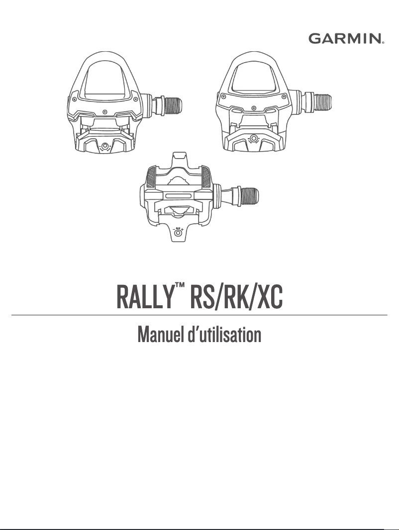 Page 1 de la notice Manuel utilisateur Garmin Rally RK200