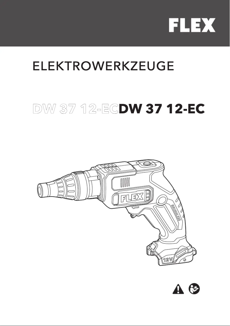 Page n°1 - Manuel utilisateur Flex DW 37 12-EC