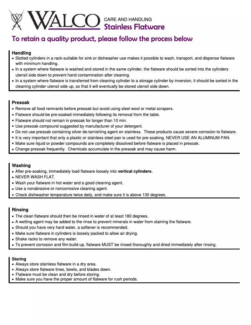 Page n°1 - Manuel utilisateur Walco CX514B