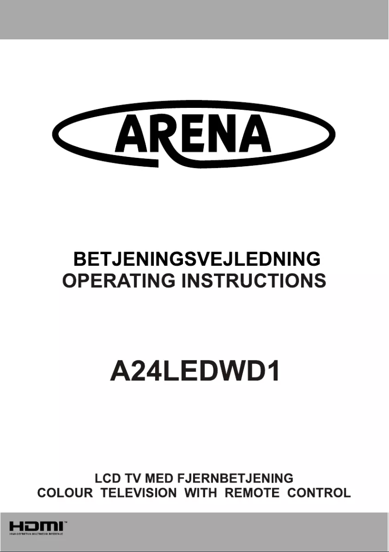 Página 1 del manual Manual de usuario Arena A24LEDWD1
