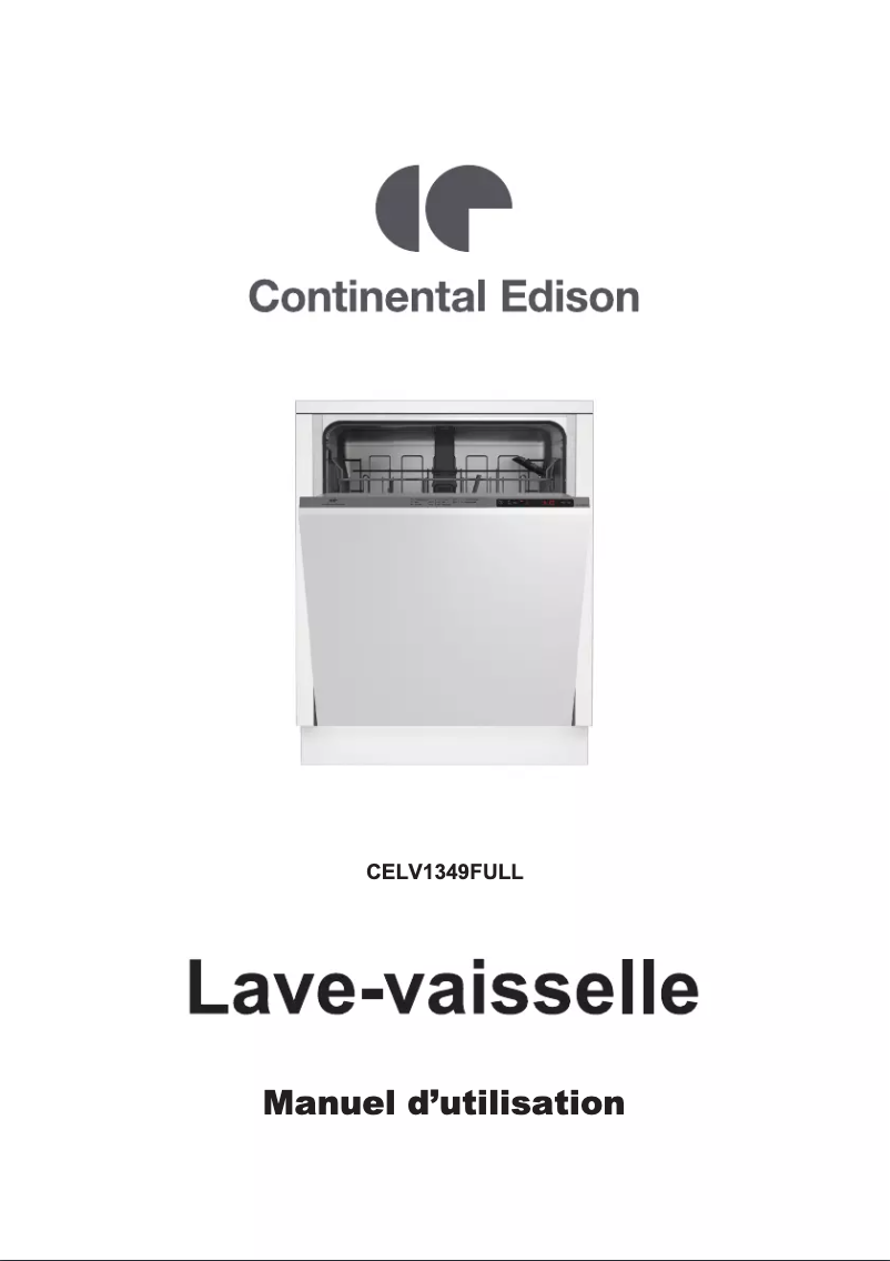 Page n°1 - Manuel utilisateur Continental Edison CELV1349FULL