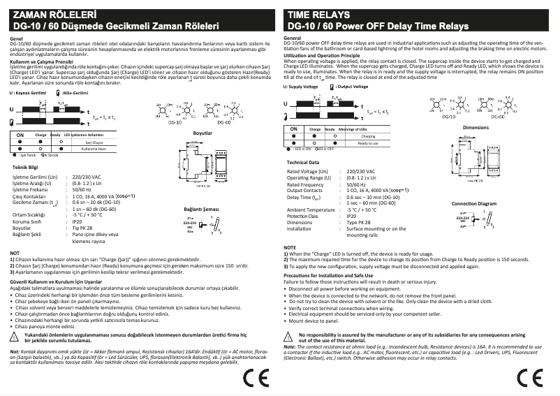 Page n°1 - Guide de démarrage rapide ENTES DG-60