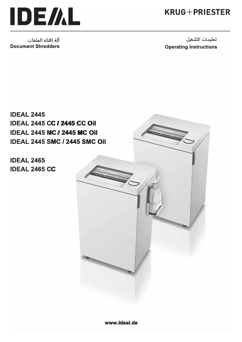 Page 1 de la notice Manuel utilisateur Ideal 2465