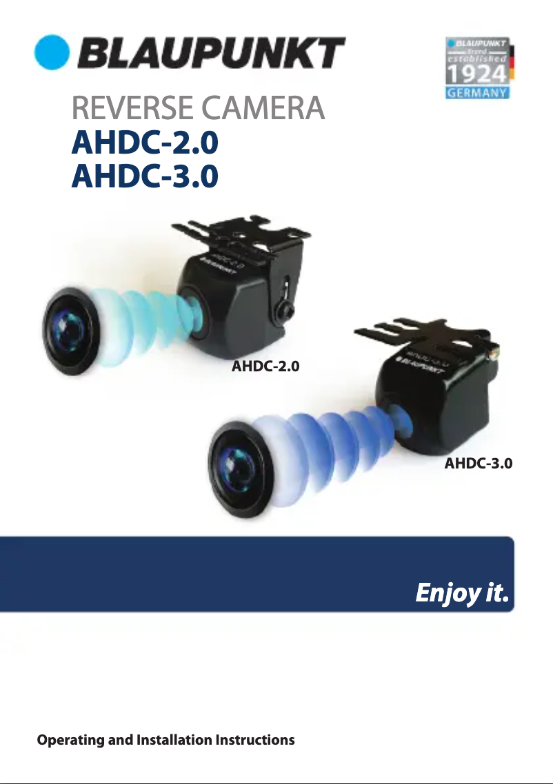 Page n°1 - Manuel utilisateur Blaupunkt ADHC 3.0