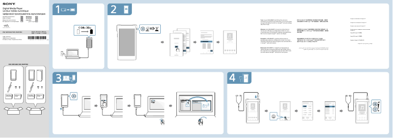 Page 1 de la notice Manuel utilisateur Sony NW-WM1ZM2