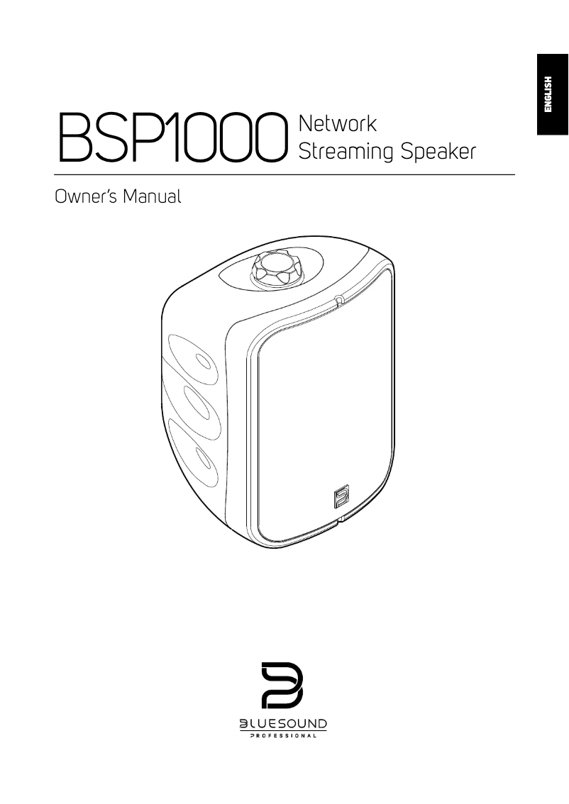 Image de la première page du manuel de l'appareil BSP1000