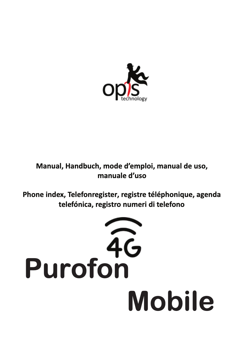 Image de la première page du manuel de l'appareil Purofon mobile
