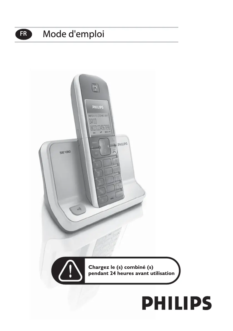 Imagen de la primera página del manual del dispositivo SE430