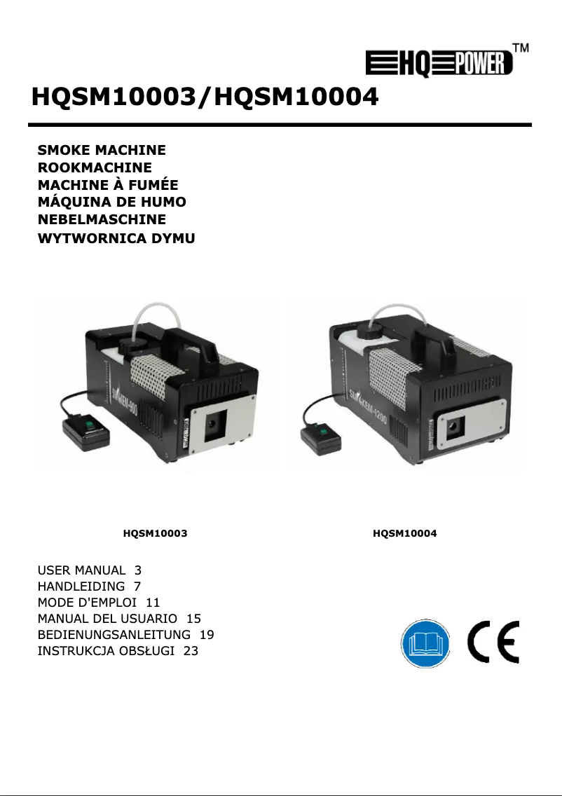 Page 1 de la notice Manuel utilisateur HQ Power HQSM10003