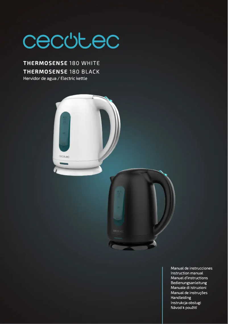Page 1 de la notice Manuel utilisateur Cecotec Thermosense 180
