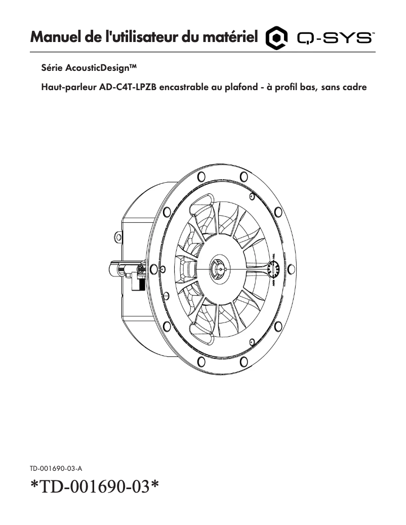 Imagen de la primera página del manual del dispositivo AD-C4T-LPZB