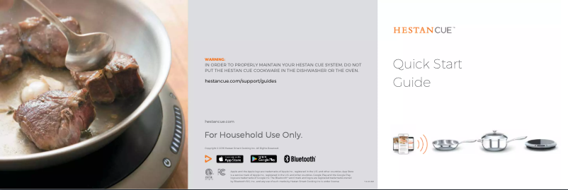 Image de la première page du manuel de l'appareil Cue Induction Burner 41000