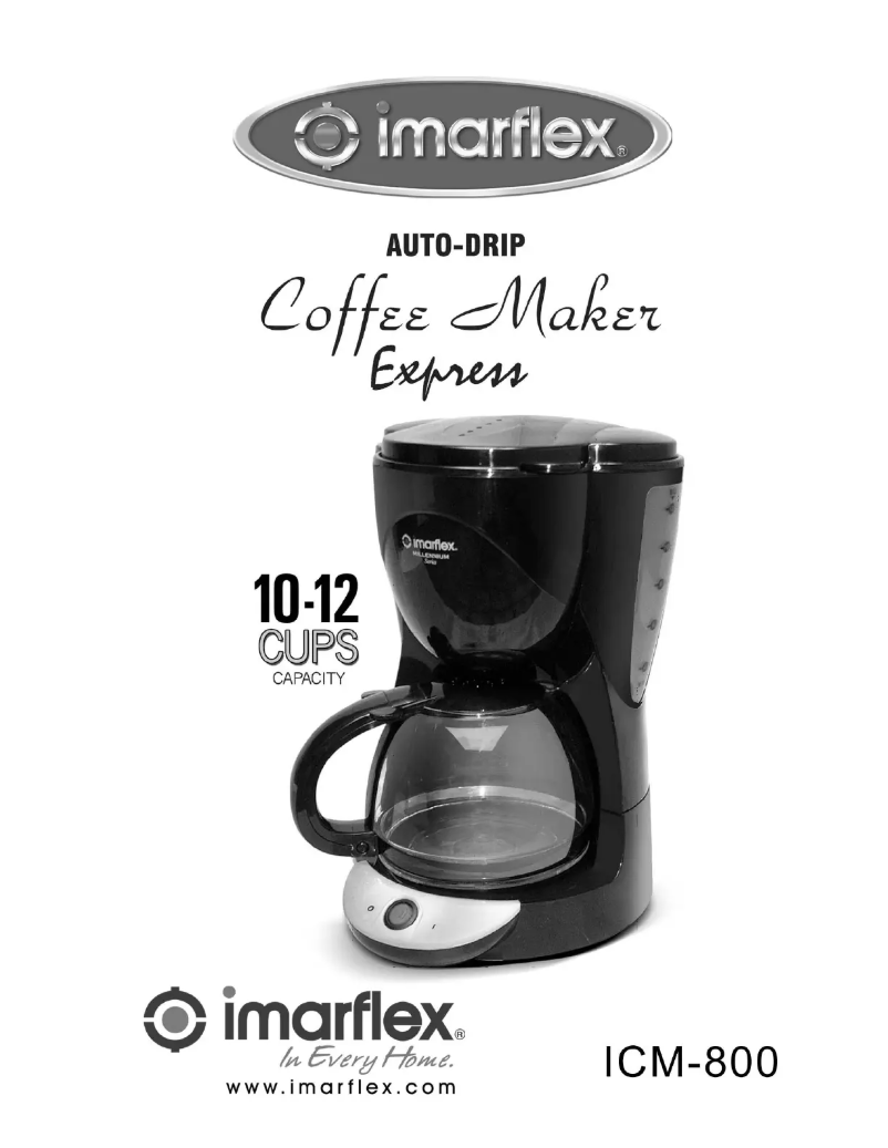 Page n°1 - Manuel utilisateur Imarflex ICM-800