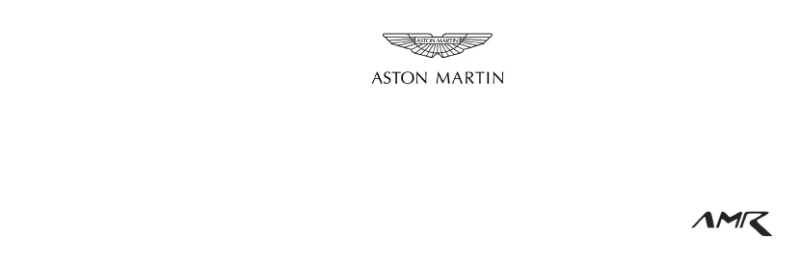 Página 1 del manual Manual de usuario Aston Martin V8 Vantage AMR (2018)
