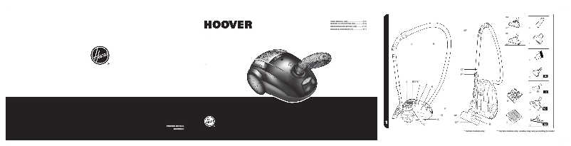 Página 1 del manual Manual de instrucciones Hoover TE22PAR 021