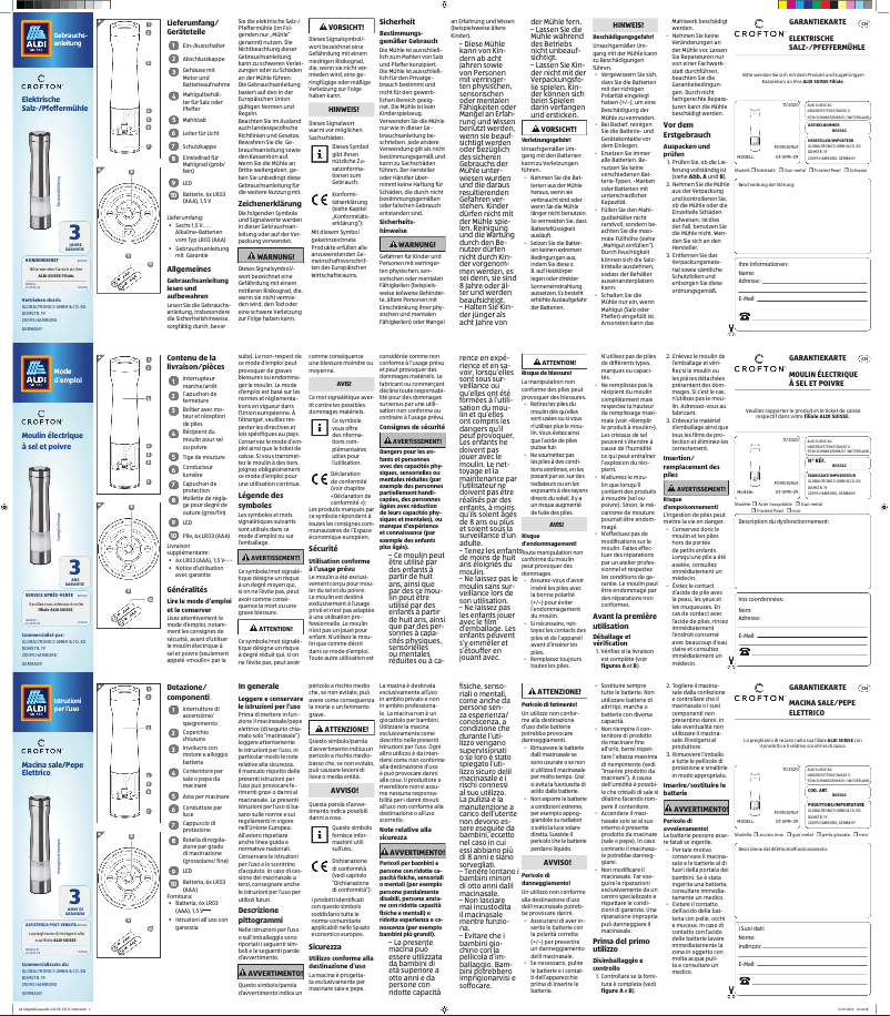 Image de la première page du manuel de l'appareil GT-SPM-09