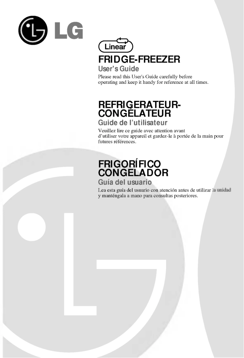 Page 1 de la notice Manuel utilisateur LG GR-439BRV