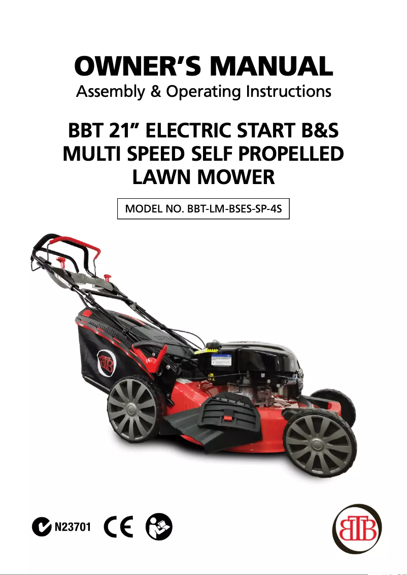 Image de la première page du manuel de l'appareil BBT-LM-BSES-SP-4S