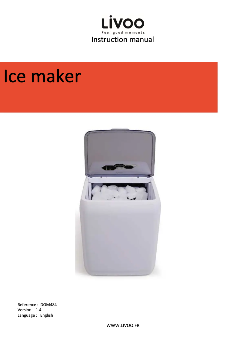 Page 1 of the manual User Manual Livoo DOM454