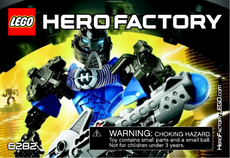Page n°1 - Manuel utilisateur Lego Hero Factory 6282