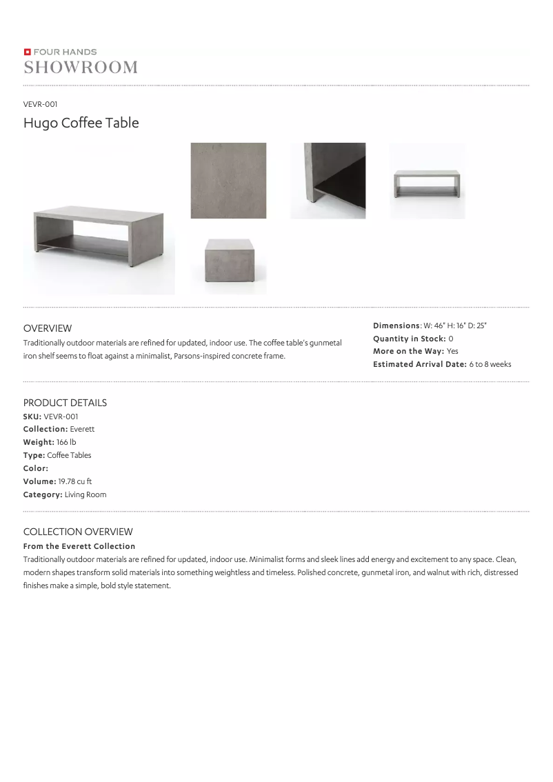 Page 1 de la notice Manuel utilisateur Four Hands VEVR-001