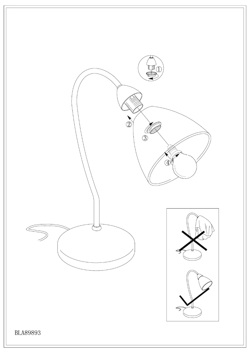 Page 1 de la notice Manuel utilisateur Eglo Dionis