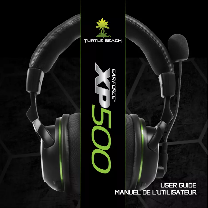 Page 1 de la notice Manuel utilisateur Turtle Beach Earforce XP500