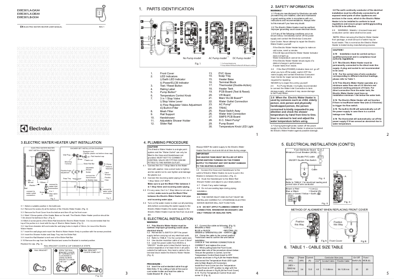 Page n°1 - Manuel utilisateur Electrolux EWE361LX-DBX4