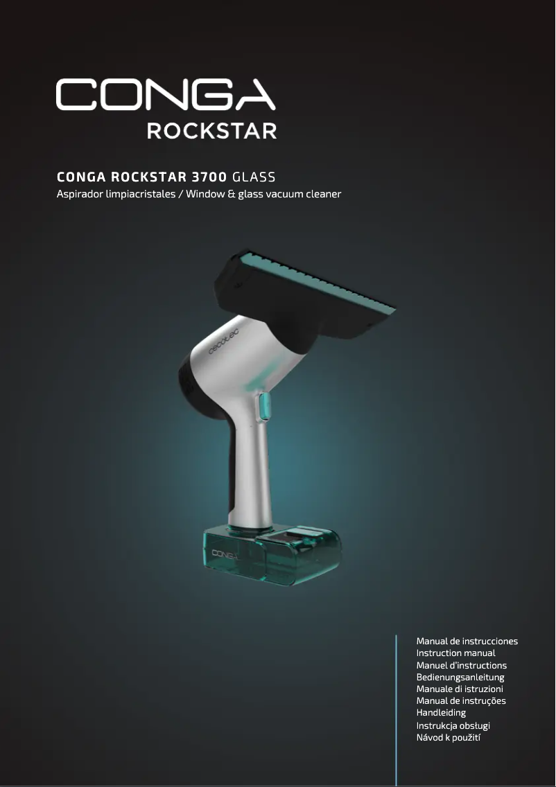 Page n°1 - Manuel utilisateur Cecotec Conga Rockstar 3700 Glass