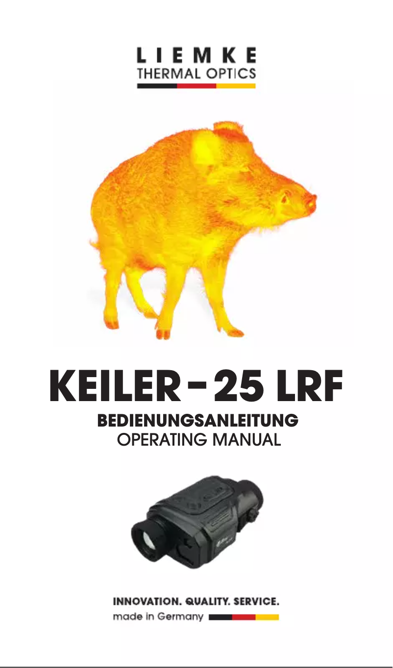 Page 1 de la notice Manuel utilisateur Liemke Keiler-25 LRF