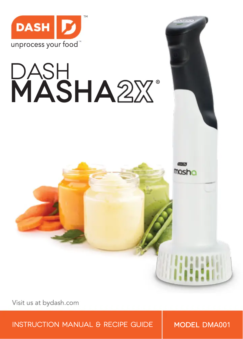 Página 1 del manual Manual de usuario Dash Masha 2X DMA001
