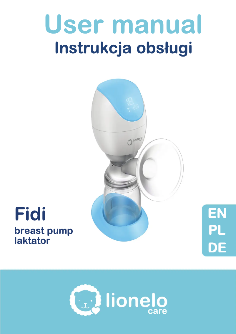 Page 1 de la notice Manuel utilisateur Lionelo Fidi