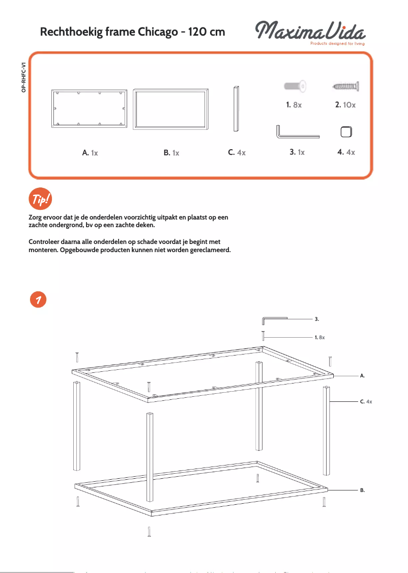 Page n°1 - Manuel utilisateur MaximaVida Chicago XL