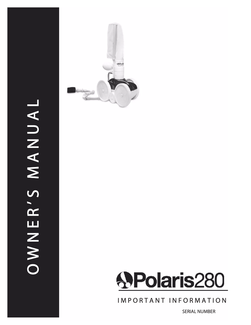 Page 1 de la notice Manuel utilisateur Polaris 280