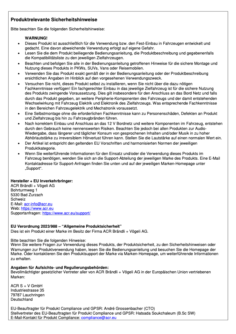 Page n°1 - Manuel utilisateur Axton A4120