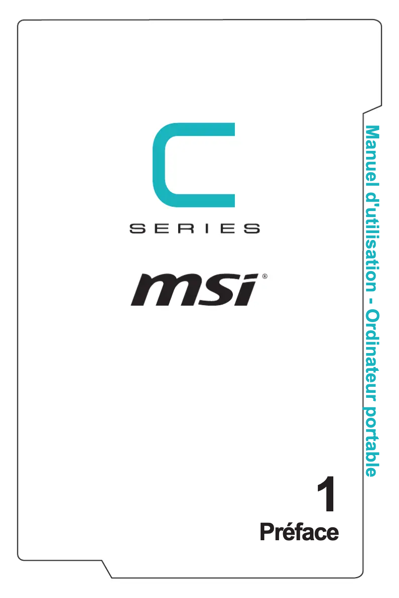 Page n°1 - Manuel utilisateur MSI Classic CR620